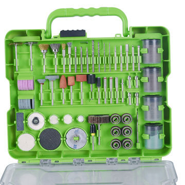 184-piece rotary accessory set, includes 12-piece sanding band, 1-piece cloth wheel