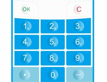 Portable 2.4ghz Dual Channel Rf Smart Response Clicker With Voting , Auction Calling
