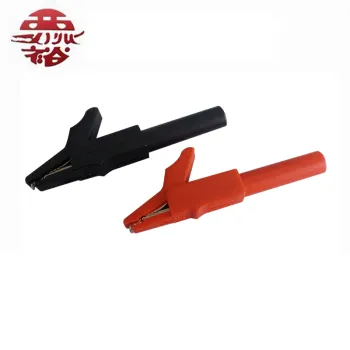 alligator clip with hole for banana plug connection