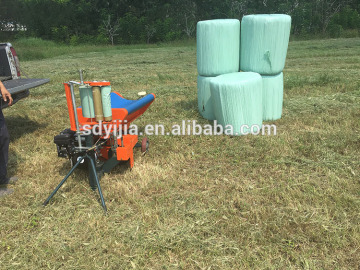 Top exporting quanlity mini round grass bale wrapping machine for sale