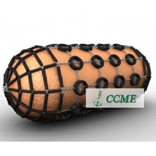 Marine pneumatic rubber fender for docks and ships