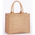 Logo Kustom Kosong Jute Tote Bag