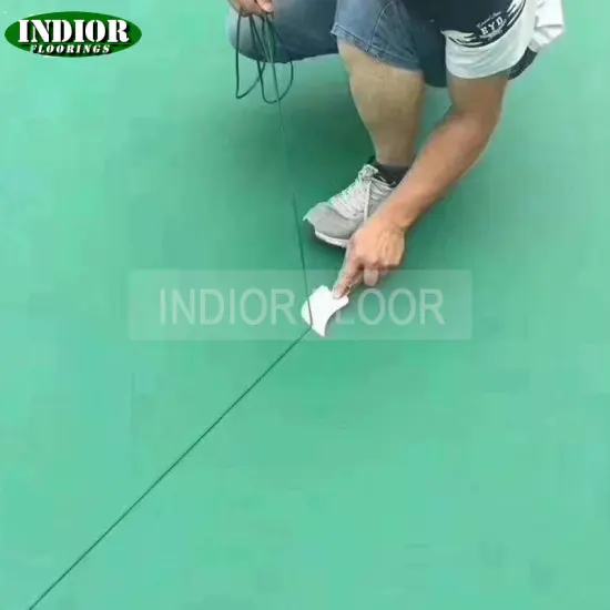 Indoor-Outdoor Plastic Waterproof Court Flooring: Vinyl & PVC Mats for Badminton & Basketball