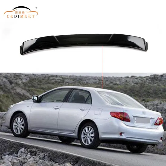 Black Exterior Car Accessories Rear Trunk Boot Wing Lip Spoiler for Toyota Corolla E140 (2009)