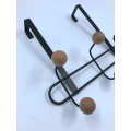 Over The Door Hanger Rack 3 Wood Hooks