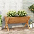 Backyard Raised Garden Beds Wooden Vegetable Planters