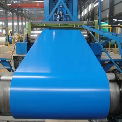 0.4mm Blue Color Coated Steel Coil