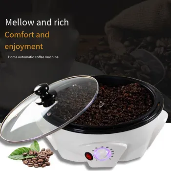 Electric Coffee Bean Roaster Machine for Mini Household Use: Perfect for Baking Coffee Beans, Nuts, and Popcorn (500g)