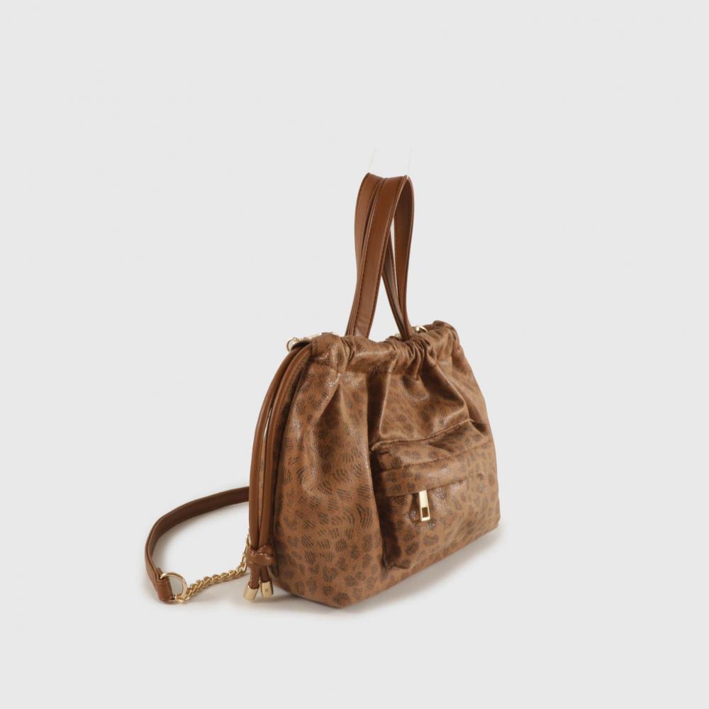 PU Leopard Print Bag for ladies