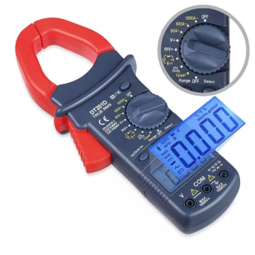 DT201 Digital Clamp Meter - High Precision Electrical Tester