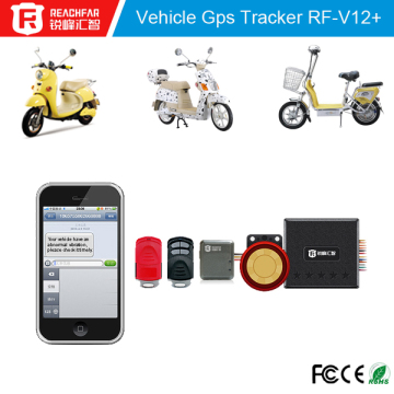 Vehicle GPS Tracker RF-V12+ With Remote Control With Platform Good Quality