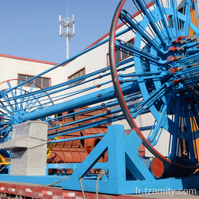 Machine de coulée centrifuge en béton de vidange renforcé