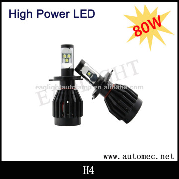 2015 New product automobile high power 80W All in one H4 LED Headlight