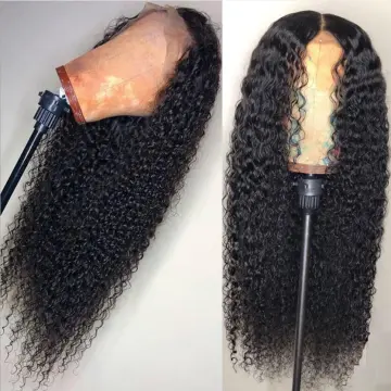 indian jerry curly human hair lace front wigs, italian beach aunty bohemian curl human hair wig