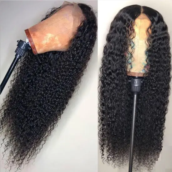 indian jerry curly human hair lace front wigs, italian beach aunty bohemian curl human hair wig