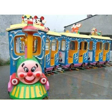 Train track for amusement equipment