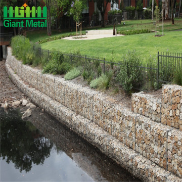 ชุบสังกะสีหลังจากเชื่อม gabions เชื่อม