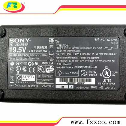 19.5V 7.7A AC Adapter Charger for Sony