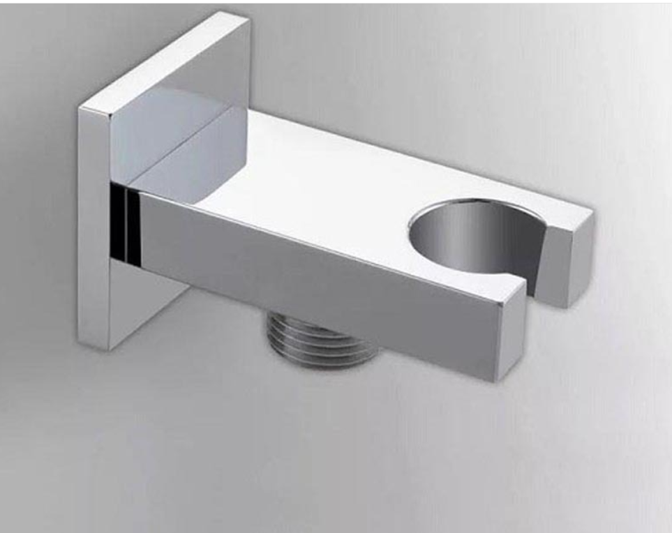 Thiết kế mới Giá đỡ nhà vệ sinh bằng đồng thau mạ Chrome Van vòi hoa sen