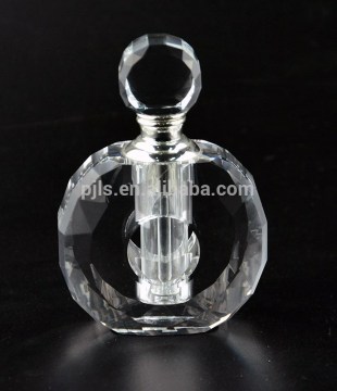 Clear Crystal Empty Perfume Bottle