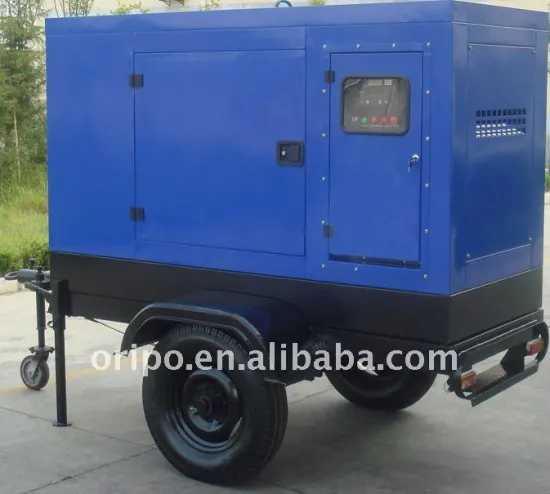 china brand trailer generator set with worldwide maintain service OEM factory