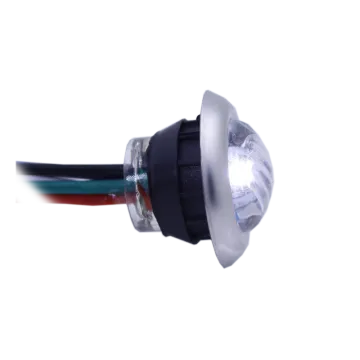 Waterproof IP68 Round LED Clearance Light for Truck, Car, and Boat
