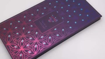 Gradation purple magnetic make up palette