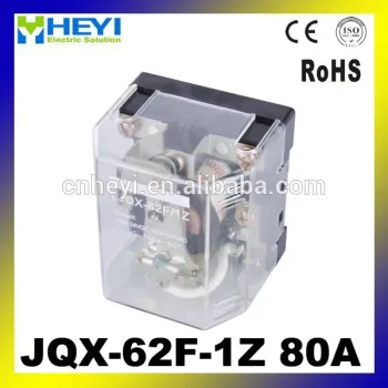 JQX-62F-1Z High Power Relay 100A
