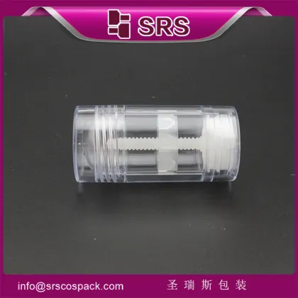 SRS deodorant plastic bottle ,75g deodorant container