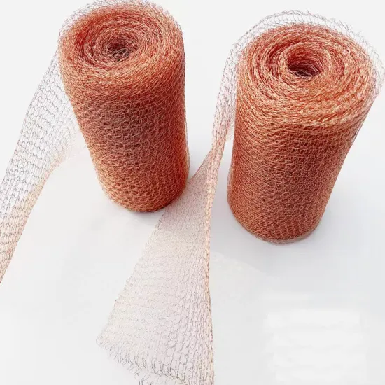 High Purity 99.95% Copper Fabric / Copper Wire Mesh Fabric