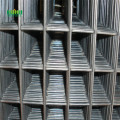 Black welded wire fence mesh panel