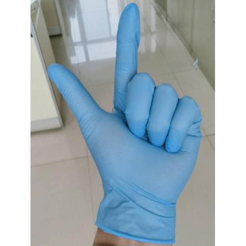 Disposable Blue Nitrile Gloves Powder Free for non-Medical Use