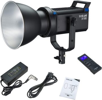 Sokani X180 LED Continuous Daylight COB Video Light: A Comprehensive Guide