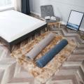 Alfombras cuadradas grises para interiores y exteriores para sala de estar