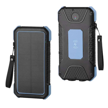 Solarbetriebene Power Bank Solar Ladegerät für Camping