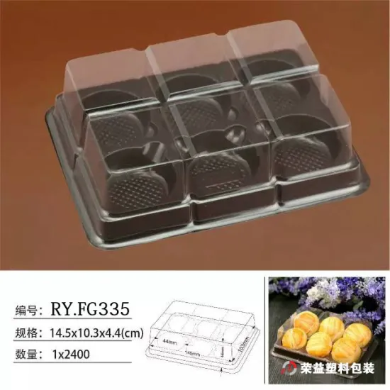 Custom Shape Plastic Food Packaging Box