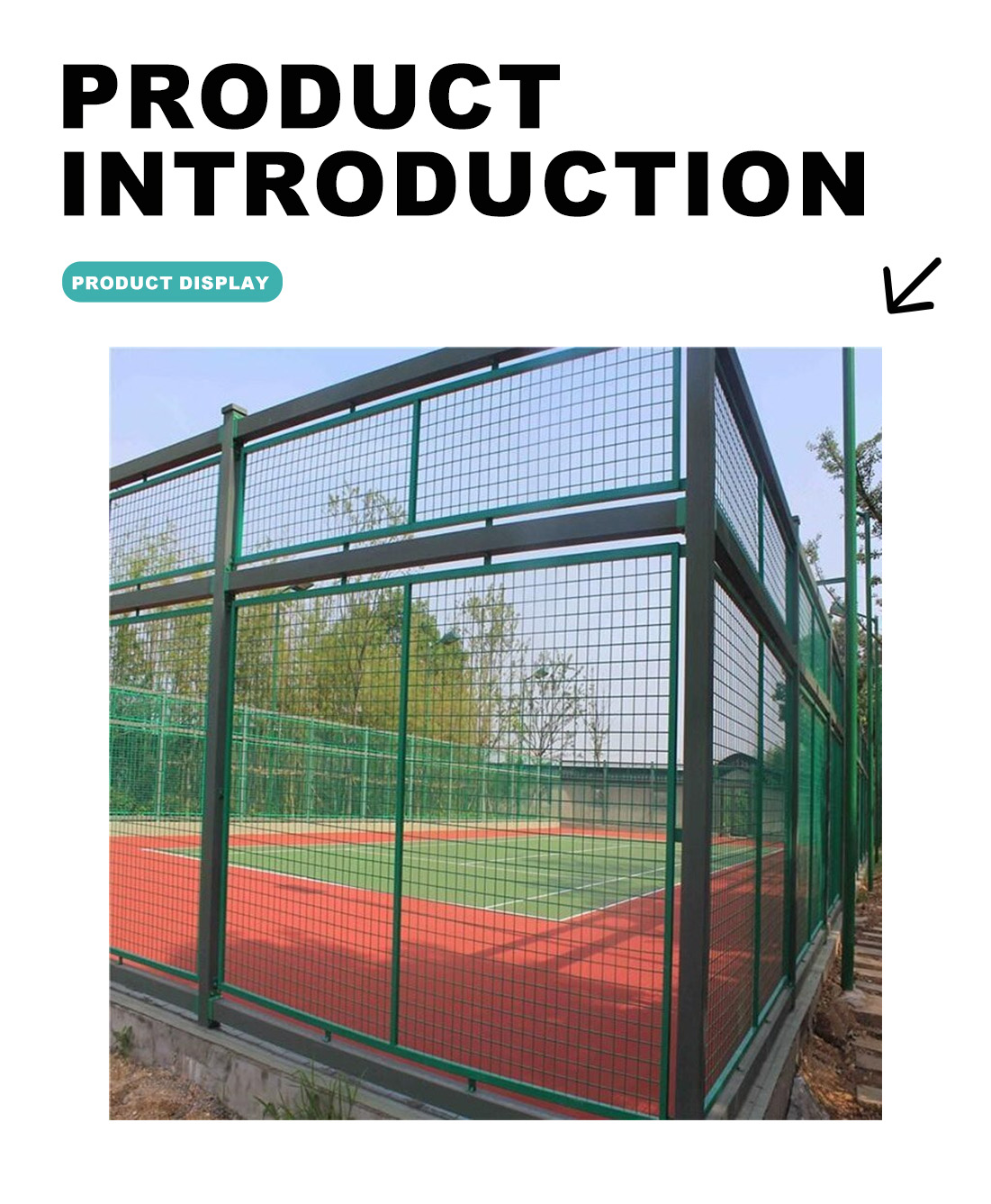 Stadium fence-x