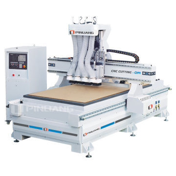 High Efficient CH4 CNC Four Heads Multi Functional Wood Router Machine