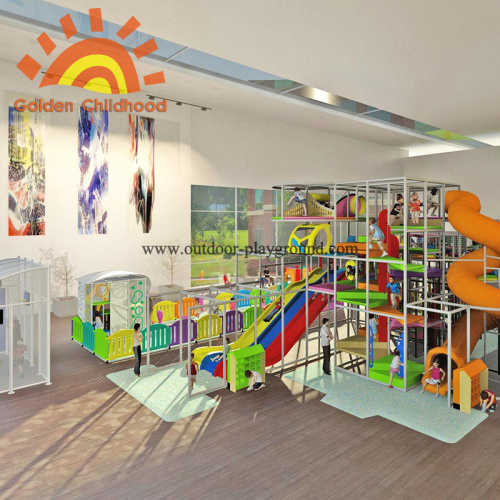 Struktur Playground Peralatan Indoor Besar Dijual