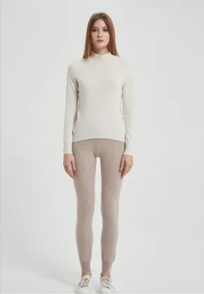 Recycled Cashmere for women pants in recycled cashmere