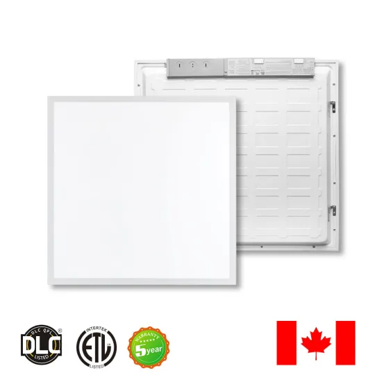 ETL/DLC Selectable Kelvin Temperature Slim LED Panel Light for Offices and Basements