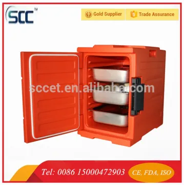 90QT hot food insulated cabinet, food storage cabinet with wheels for hot