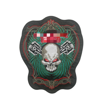 Insignia del bordado del águila de los parches bordados de la motocicleta del paño