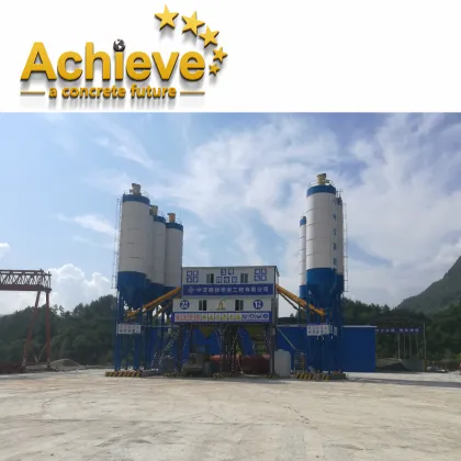 SICOMA HZS120 Concrete Batching Plant Mixer