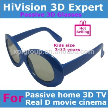 Kids Passive Real D or MasterImage Circular polarized 3d glasses