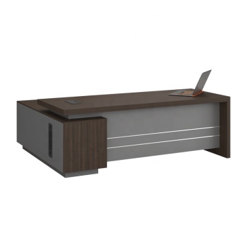 L-Shaped 1.6m E1 MDF Office Table for Modern Workspaces