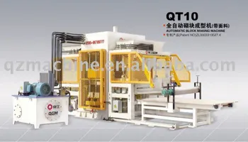 QT10-15 concrete block making machine