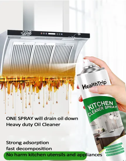 Eco-Friendly 300ml Foam Kitchen Cleaner for Grease Removal