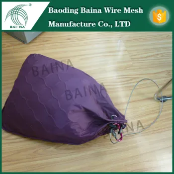 Color Options China Made Stainless Steel Anti-theft Mesh Bag With Waterproof Cover