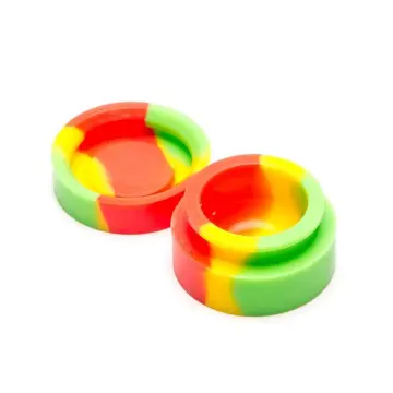 Hot selling non-stick silicone jars dab wax container with high quality